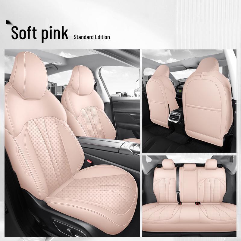 DJGY XPeng P7 Car Seat Cushion Cover - Sport Leather, All-Season Pad