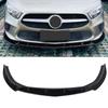 3PCS Front Bumper Lip Diffuser Lightweight Sporty Appearance Replacement for A‑Class W177 V177 2018 To 2022
