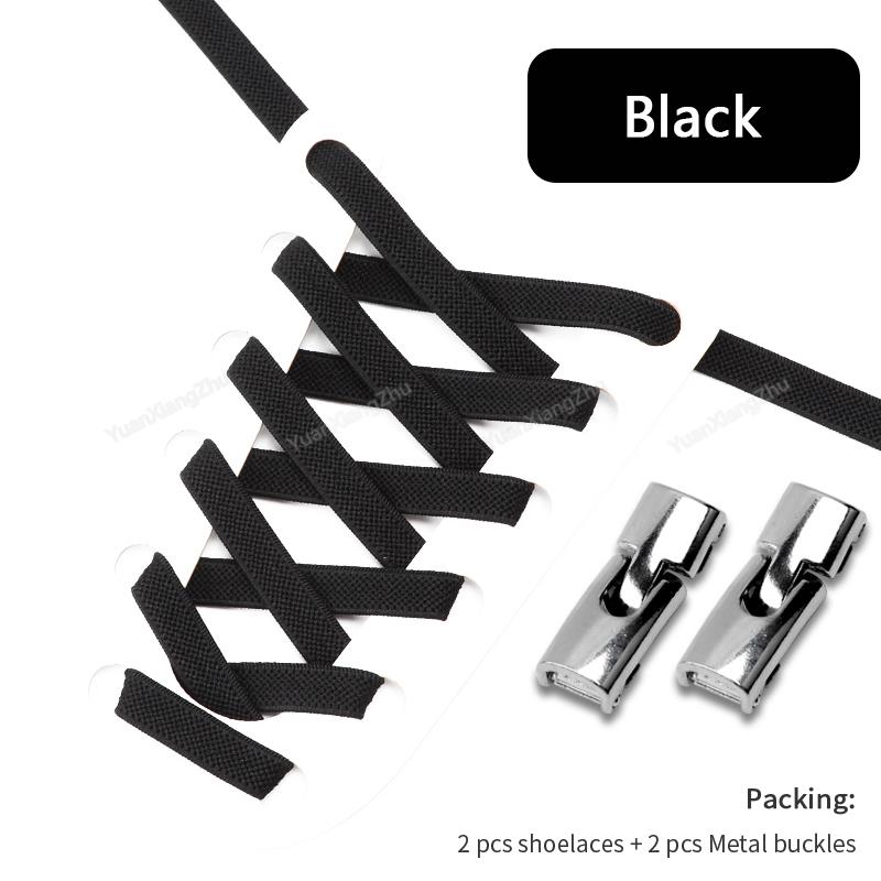 Nieuwe Cross Lock Schoenveters Zonder Strikken 8MM Breedte Elastische Veters Sneakers Kinderen Volwassenen Geen Strik Schoenveters Elastiekjes Schoenaccessoires