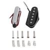 Bstinay Electric Guitar Front and Rear Single Coil for Telecaster Silver and Black Pickups, Guitar,