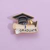 Yousheng Graduation Brooch Bachelor Hat Shape Graduation Photos Pin Finishing Touch Suit Lapel Badge Graduation Season