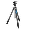 Leofoto Y Series Carbon Fiber Tripod Ball Head 25mm Leg 4 Nut Compatible Quick 8kg Load Capacity Mr. LY-254C + LH-30 Set, Diameter, Sections, Lock,