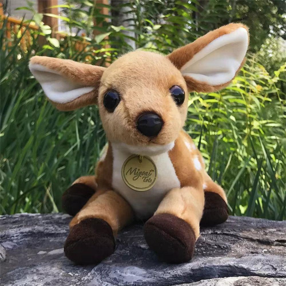 Bambole Morbide Bambole Cervo Peluche Animali del Bosco Cervo Simulazione Cervo Sika Peluche Bambini Bambino