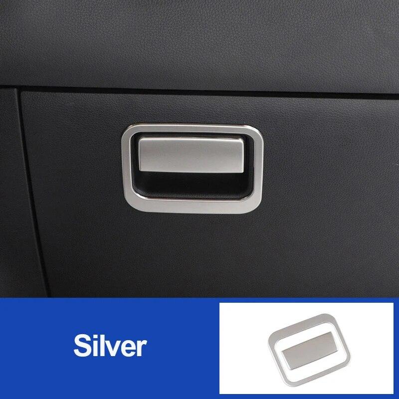Stainless Car Glove Box Co-Pilot Handle Frame Trim Cover Stickers For Toyota Corolla - 2022 E210 Decoration Accessories