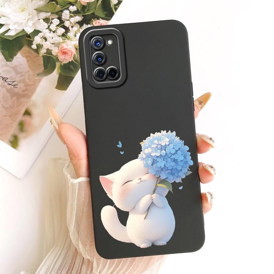 Case For OPPO A52 Cover CPH2061 CPH2069 Cute Cartoon Rabbit Cats Soft Silicone Shockproof Bumper For OPPO A72 A92 CPH2067 Shells