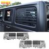 BAWA Autoaufkleber für Jeep Wrangler JL, 4-türige Heckscheiben-Dekorationsaufkleber, Innenzubehör für Jeep Wrangler JL