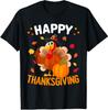 Happy Thanksgiving Turkey Day Autumn Fall Family Men Women T-Shirt