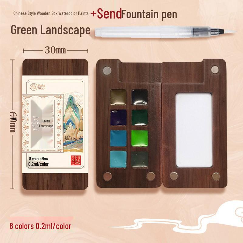 Verdicktes Studenten-Aquarell-Journal-Set - 300g Leeres quadratisches Kunstpapier
