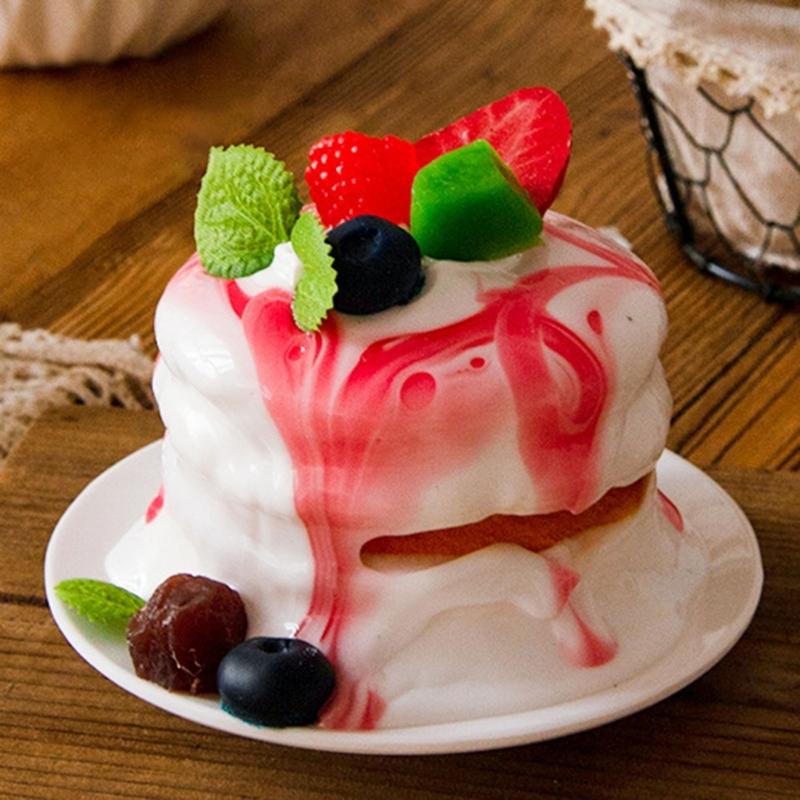 Artificial Cake Model PU Colorful Realistic for Display and Teaching Dessert Photography Props Home Decoration Supplies