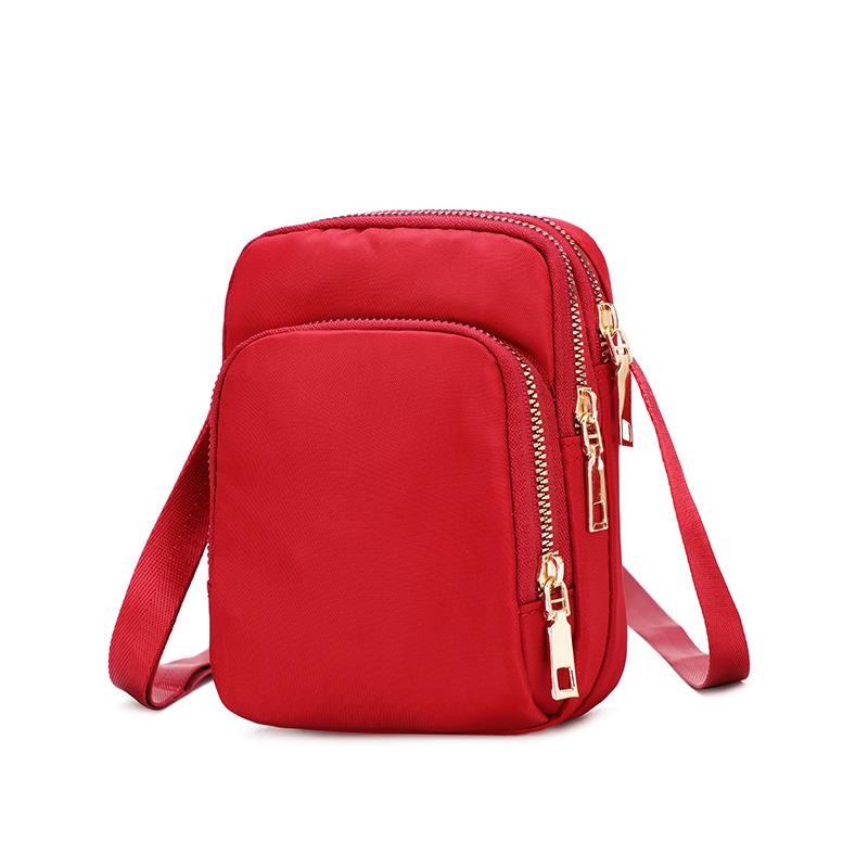 Nuevos Bolsos Cruzados para Teléfono Móvil para Mujer Moda Bolso de Hombro para Dama Billetera Pequeña Impermeable Oxford de 3 Capas ARI