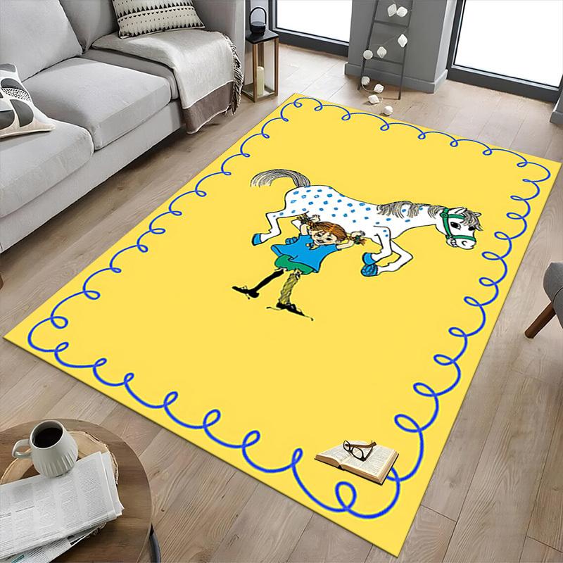 1PC Girl Horse Extra Large Non Slip Floor Carpet, Office, Family, Bedroom, Studio Large Area Rug Indoor Rugs