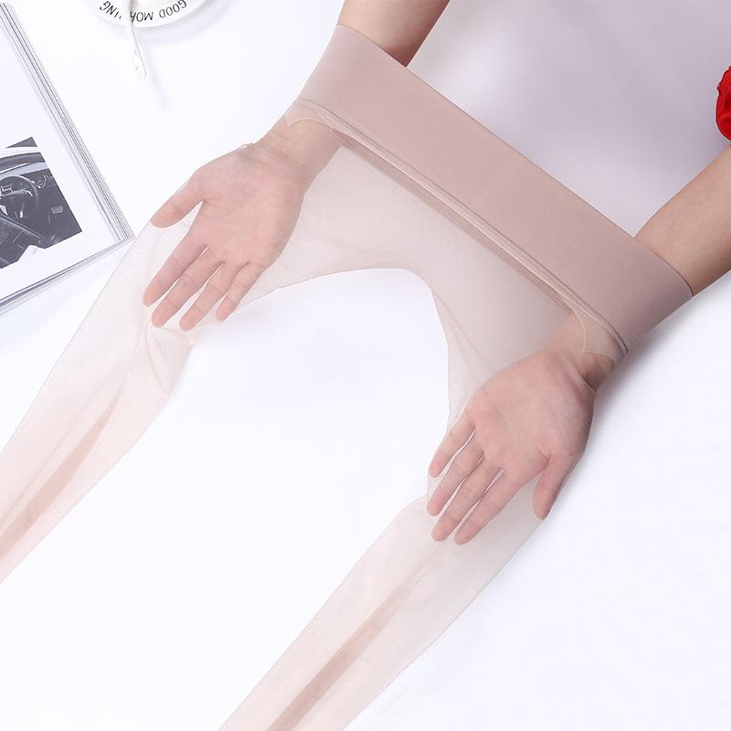 1D Transparante Panty's Dames Naadloze Panty's Ultra-Dunne Nylon Panty's Doorzichtig Tot Teen Kousen Dames Sexy Panty's Lage Taille