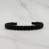 LALA Handmade Crystal Bead Hairband - Black