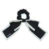 Excellent Hair Accessory Black White Silk Women 23V Used