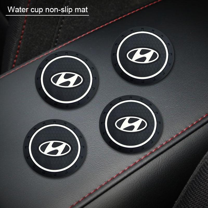 2 db Autó Csúszásgátló Alátét Zajcsökkentő Vizespohár Párna Autós Kiegészítők Hyundai Genesis I10 I20 I30 I40 IX20 IX35 IX25 Accent Azera Elantra