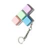 Colorful Keyboard Fidget Toys Mechanical Button Keyboard Clicker Keychain Creative Decompress Toy for Adults Work Stress Anxiety Relief