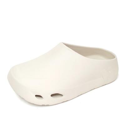 Neue Val EnClog 2 Clog-Hausschuhe Elfenbein-Beige Sd5501iv2