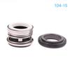 1Set 104-12/14/15/16/17/18/19/20/22/25/28/30/35/40Mm Guarnizione albero meccanico a molla singola per pompa acqua