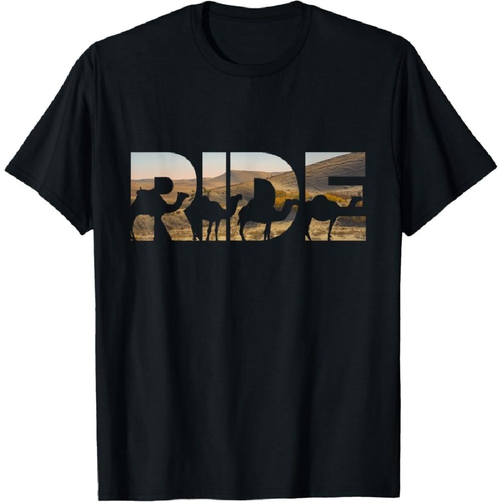 Camel Ride On Shirt Funny Camel Rider Desert Animal Lover T-Shirt