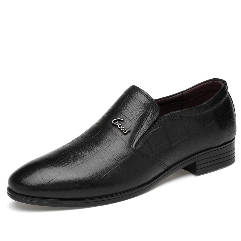 New Designer Business Casual Shoes for Men Genuine Leather Oxford Shoes Fashion Male Formal Dress Footwear Solid Color Sneakers