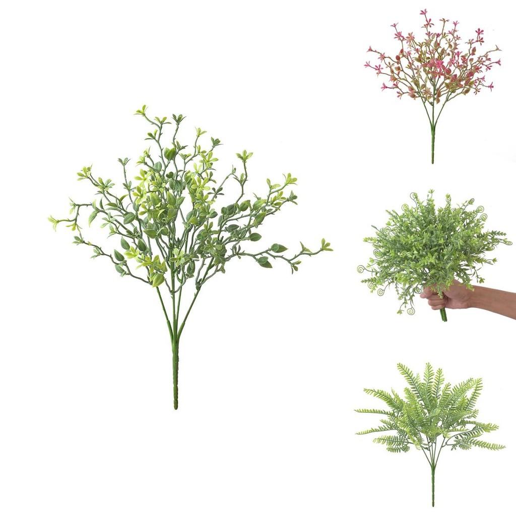Misty Milan Grass Fake Plant With Realistic Plastic Grass For Event And Home Decor