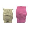 Creative Bear Planter Sturdy Silicone Mould Reusable Artistic Cement Cast Craft Supplies for Home and Garden