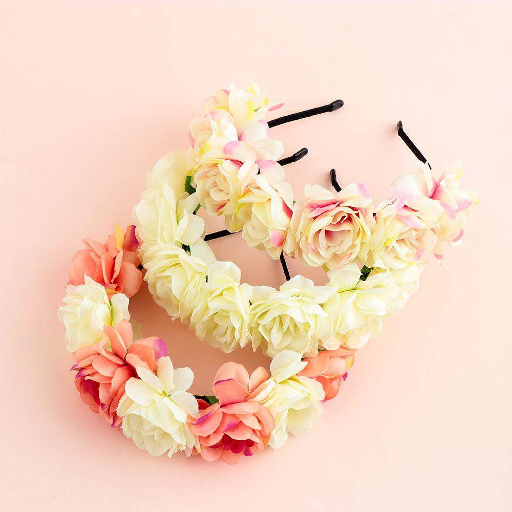 Headdresses Hair Accessories Beach Headwear Bride Headhoop Wedding Party Women Flower Headband