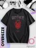 T-Shirt Yu Print The Witcher Oversized