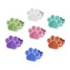 2 In 1 Makeup Brush Cleaning Tool Cartoon Cat's Paw Multi-functional Display Stand Rack Silicone Multicolor Makeup Brush Holder
