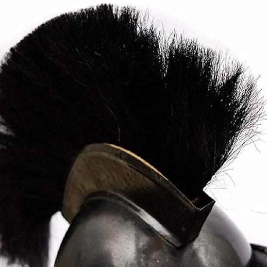Spartanerhelm König Leonidas 300 Film Stahlrüstung Cosplay LARP Tragbarer Ausstellungshelm