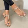 Beige Heeled Sandals Comfort Shoes for Women Flip Flops Platform Summer Heels Large Size Women's Black Comfort Block And