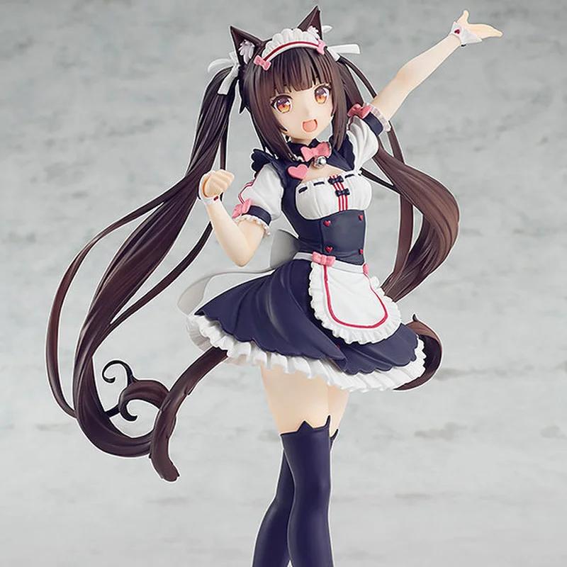 Фігурка Nekopara Chocola Vanilla Ko Милі Моделі Персонажів Настільні Прикраси Модні Іграшки Каваї Набір для Збірки Шасі Статуя Подарунки
