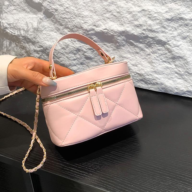 High-end Small Bag Diamond Mobile Phone Bag Women Fashion Lipstick Handbag Women Ins One-shoulder Crossbody Bag