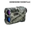 HD Laser Rangefinder Distance Meter 600/800/1000M Monocular Telescope Speed Meter Flag-Lock for Golf Hunting Range Finder
