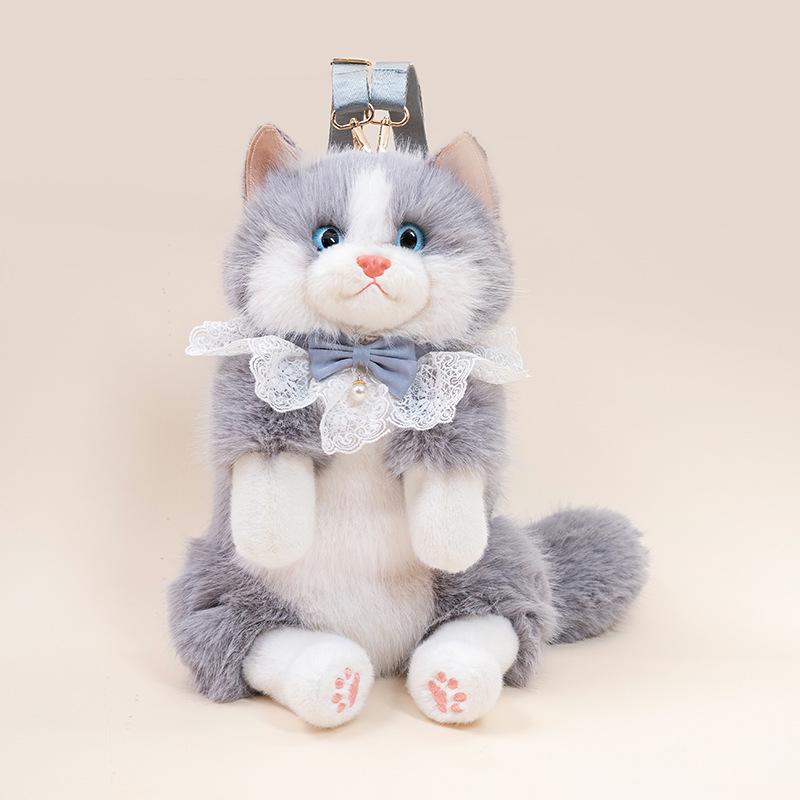 Sac à dos Peluche Chat Ragdoll – Ami Peluche Poupée Cadeau d'Anniversaire