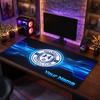 Millwall FC Custom Large Mouse Pad, Personalized Name Text Print, Football Logo Non‑Slip Desk Mat Gaming Gift