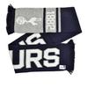 Tottenham Hotspur FC Official Football Jacquard Nero Scarf