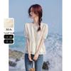 Women's Sequin Embroidered Puff Sleeve Lyocell Blend Shirt
