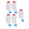5 PCS Lamb Feeding Bottle Thickened Goat Feeder Bottle with Pacifier Hanging Handle for Livestock 500ML