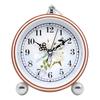 Retro 5.5-inch European Silent Metal Alarm Clock - Elegant Desk/Table Design