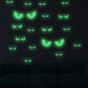 1sheet Halloween Luminous Wall Decals Glowing In The Dark Eyes Window Sticker For Halloween Decoration Home Party Supplies