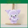 Sanrio Kuromi Plush Keychain With Pp Cotton Filling For Bag Decor And Collecting