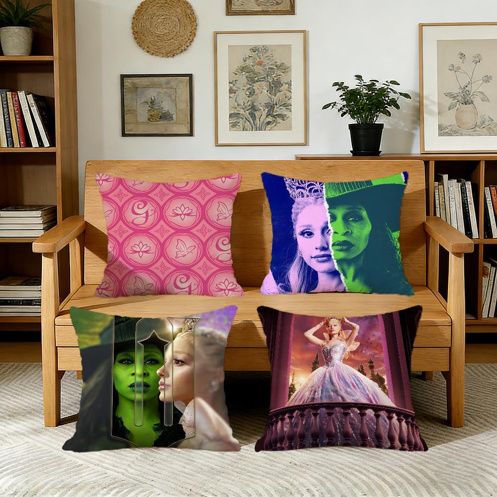 W-wicked-d Show Cute Cushion Cover For Pillow Printing Sofa Decoration Home Car Room Coffee Shop Office Nordic Simplicity