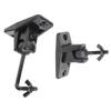 VideoSecu Speaker Wall Ceiling Mount Bracket for Universal Satellite 1 Pair Fits 20 Thread Keyhole and Thread Hole 4mm and 5mm Black 1ST 1/4