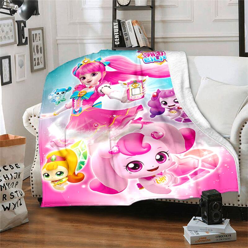 1pc Blanket Catch! Teenieping Print Design, Lightweight Blanket for Sofa, Bed- Soft &Warm, Gift for All Seasons Like Christmas, Halloween