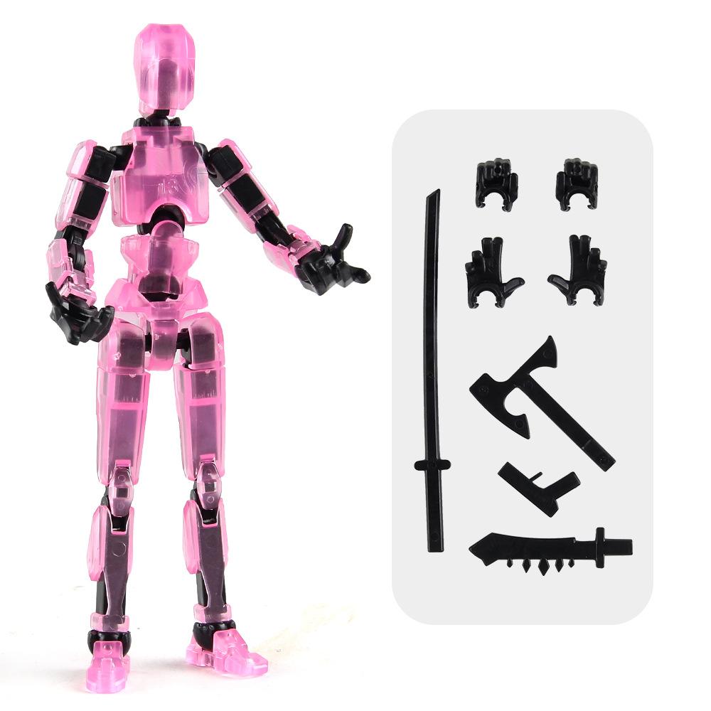 Multi-Jointed Movable Shapeshift Robot Action Figure 3D Printed with Full Articulation for Stop Motion Animation 5 Action Figure