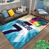 Geometric Ronaldo 7 Carpet with Colorful Abstract Art Design Suitable for Use As an Anti-slip for Living Room Bedroom Sofas