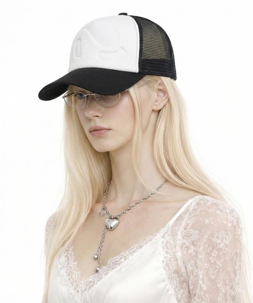 Aeneoaeswi Volume Trucker Mesh Cap Black