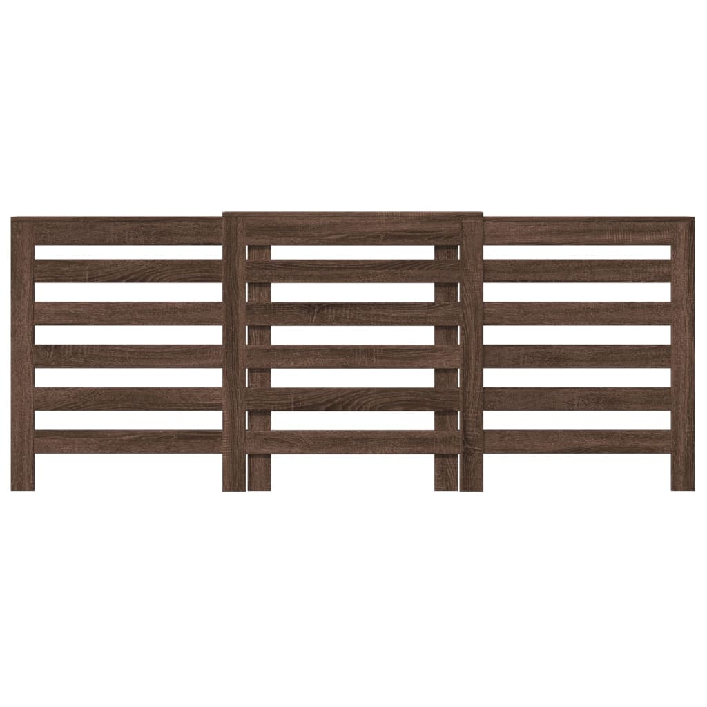 Vidaxl Radiator Cover, Brown Oak, 205X21.5X83.5 Cm