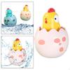 Bath Toy Spray Water Cartoon Shower Wind Up Egg for Pool Bathroom Toddles 4 5 6 Year